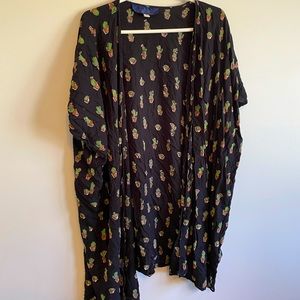 Pineapple bathing suit cover up